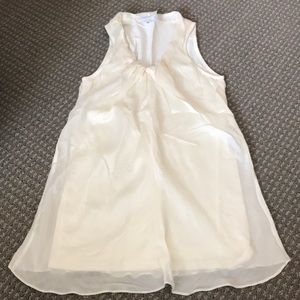 Authentic Brunello Cucinelli off white silk shirt